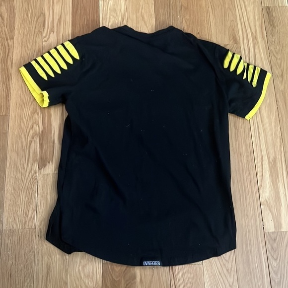 Switch Remarkable Zipper Razor Cut Skate Shirt Size M - Picture 4 of 7